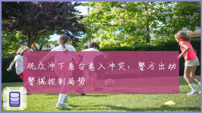 观众冲下看台卷入冲突，警方出动警棍控制局势